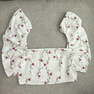 ZARA Rose Crop Top